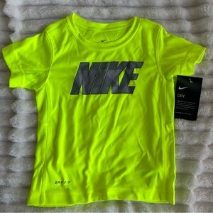 Nike Kids Bright Yellow Dri-FIT Tee
